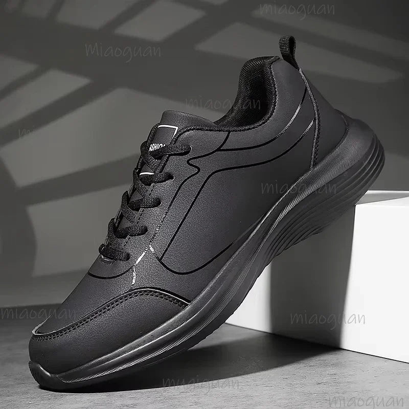 Men's Lightweight Breathable Sneakers – Non-Slip Lace-Up Shoes