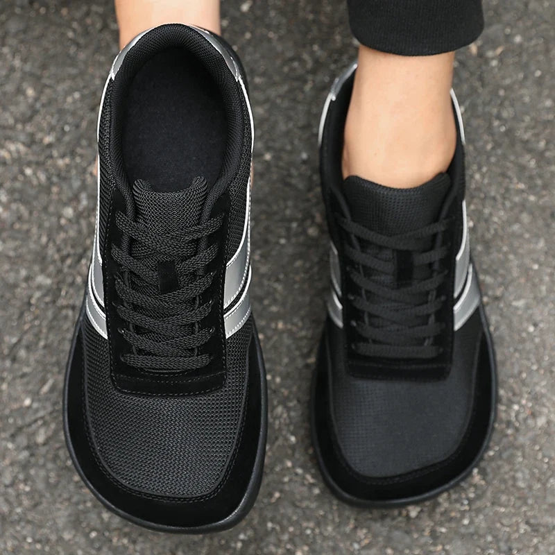 Men's Breathable Lace-Up Casual Sneakers – Lightweight Summer