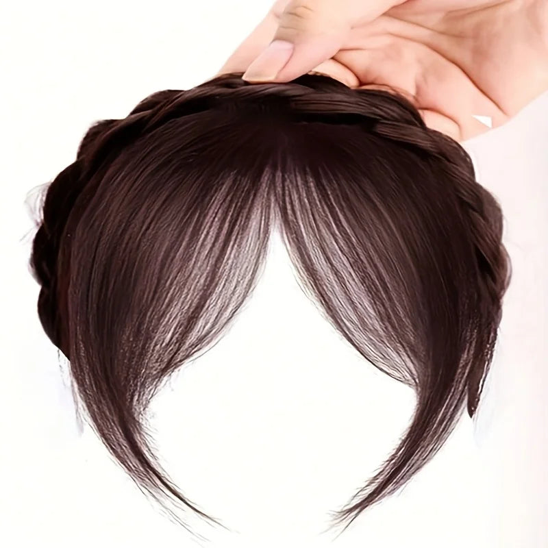 Vintage Braided Wig Headband – Women's Multifunctional Hairband