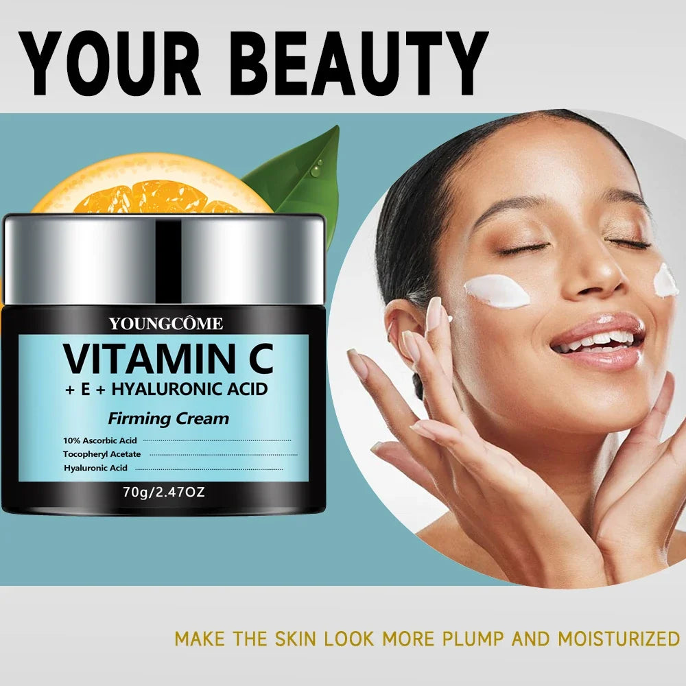 Vitamin C Face Serum 10% Ascorbic Acid, Hyaluronic & Vitamin E