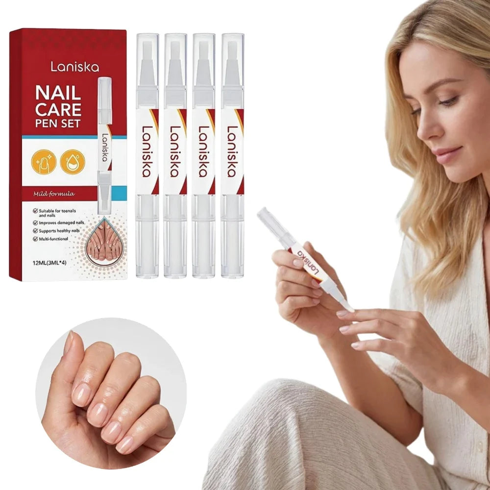 Nail Nourishing Oil Pen 4-Pack – Vitamin E Cuticle Treatment