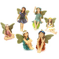 6-Piece Miniature Fairy Figurines Set – Fairy Garden Decor