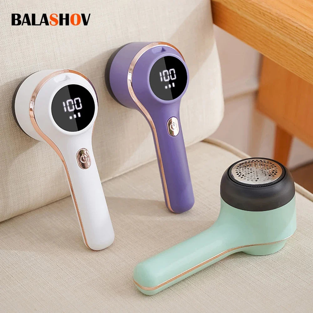 BALASHOV Electric Fabric Shaver & Lint Remover – LED Display