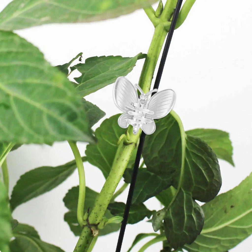 10-Pack Plant Vine Clips – Butterfly & Dragonfly Garden Support