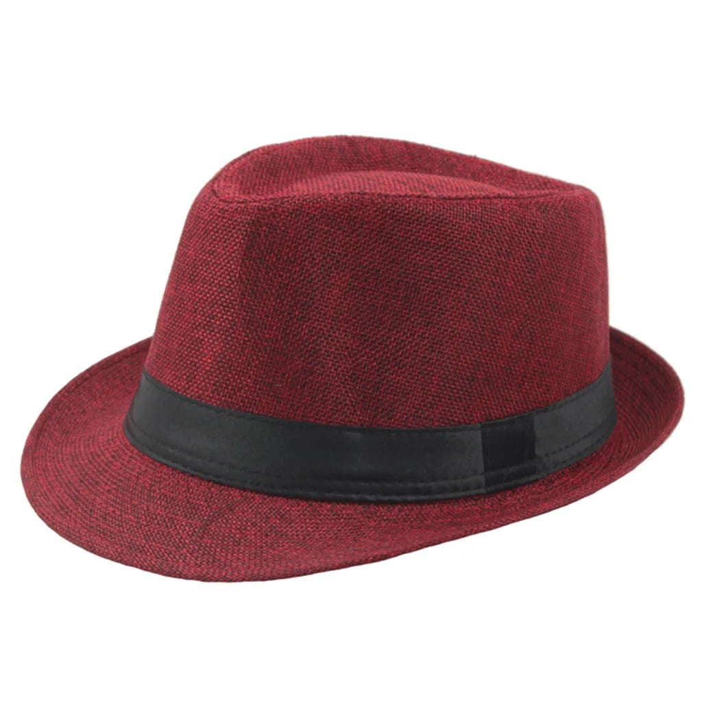 Jazz Fedora Hat – Unisex Breathable Summer Cycling Cap
