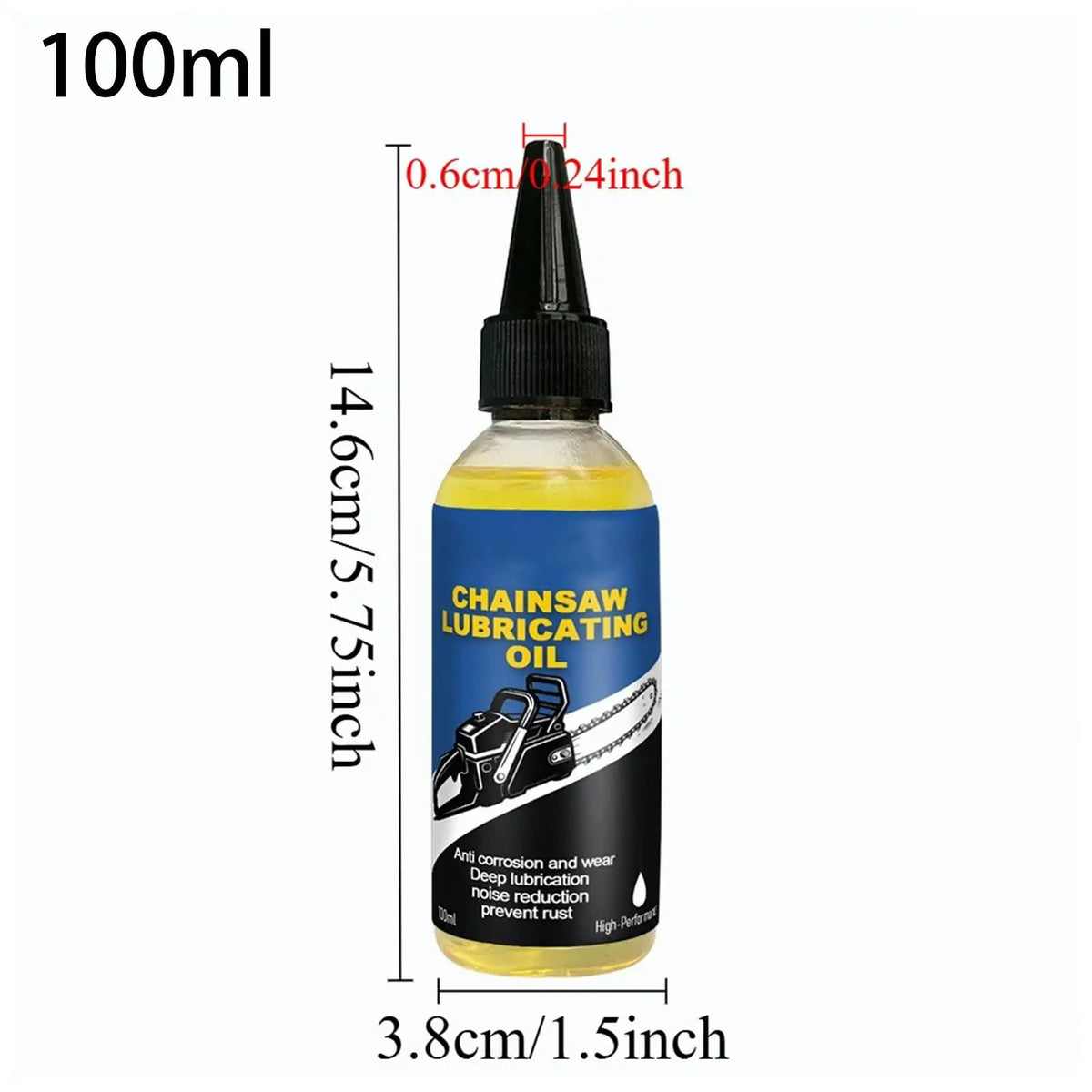 100ml Chainsaw & Bike Chain Lubricant Oil – Multi-Purpose