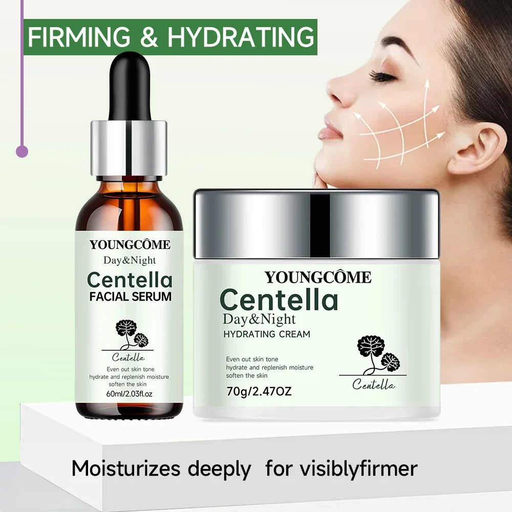 YOUNGCOME Centella Asiatica Serum & Hydrating Cream