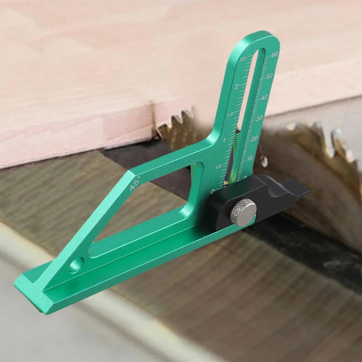 Axl Table Saw Height Gauge 0–60mm | Metric & Inch Scale