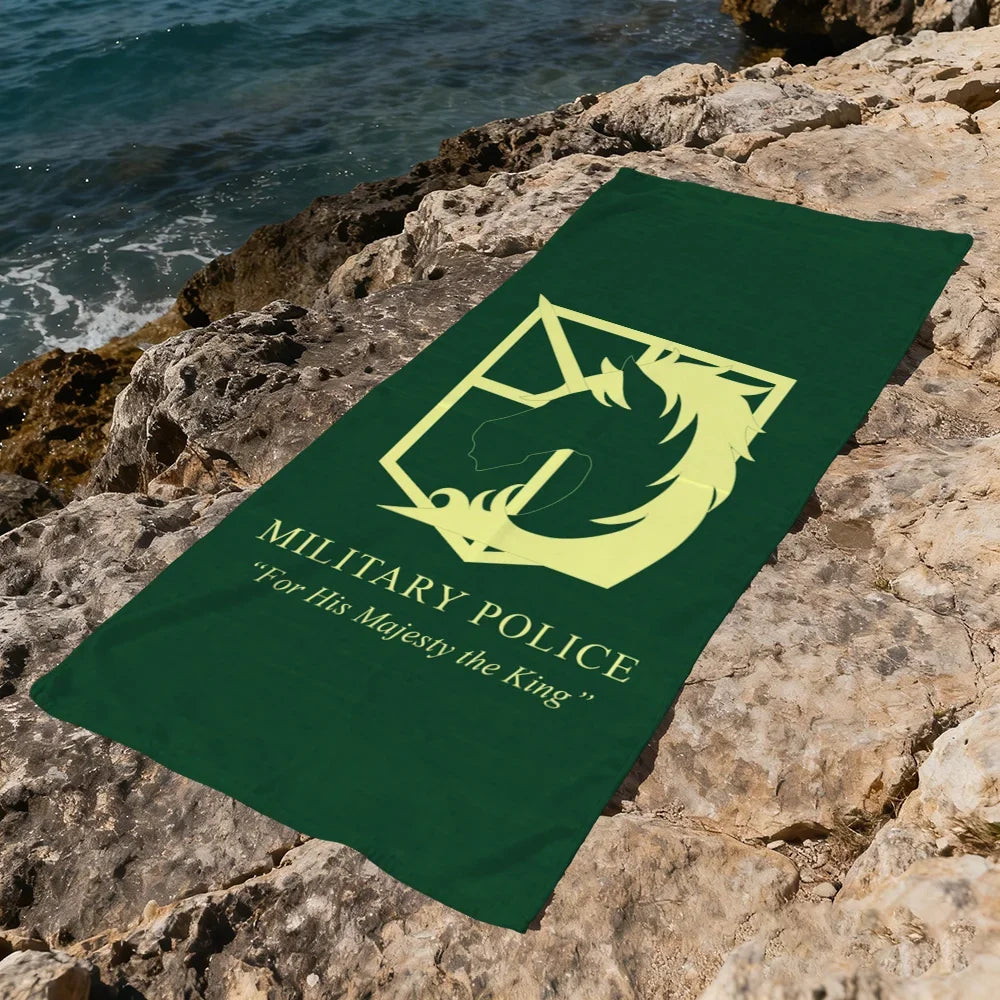 Attack on Titan Anime Beach Towel – Quick Dry & Soft