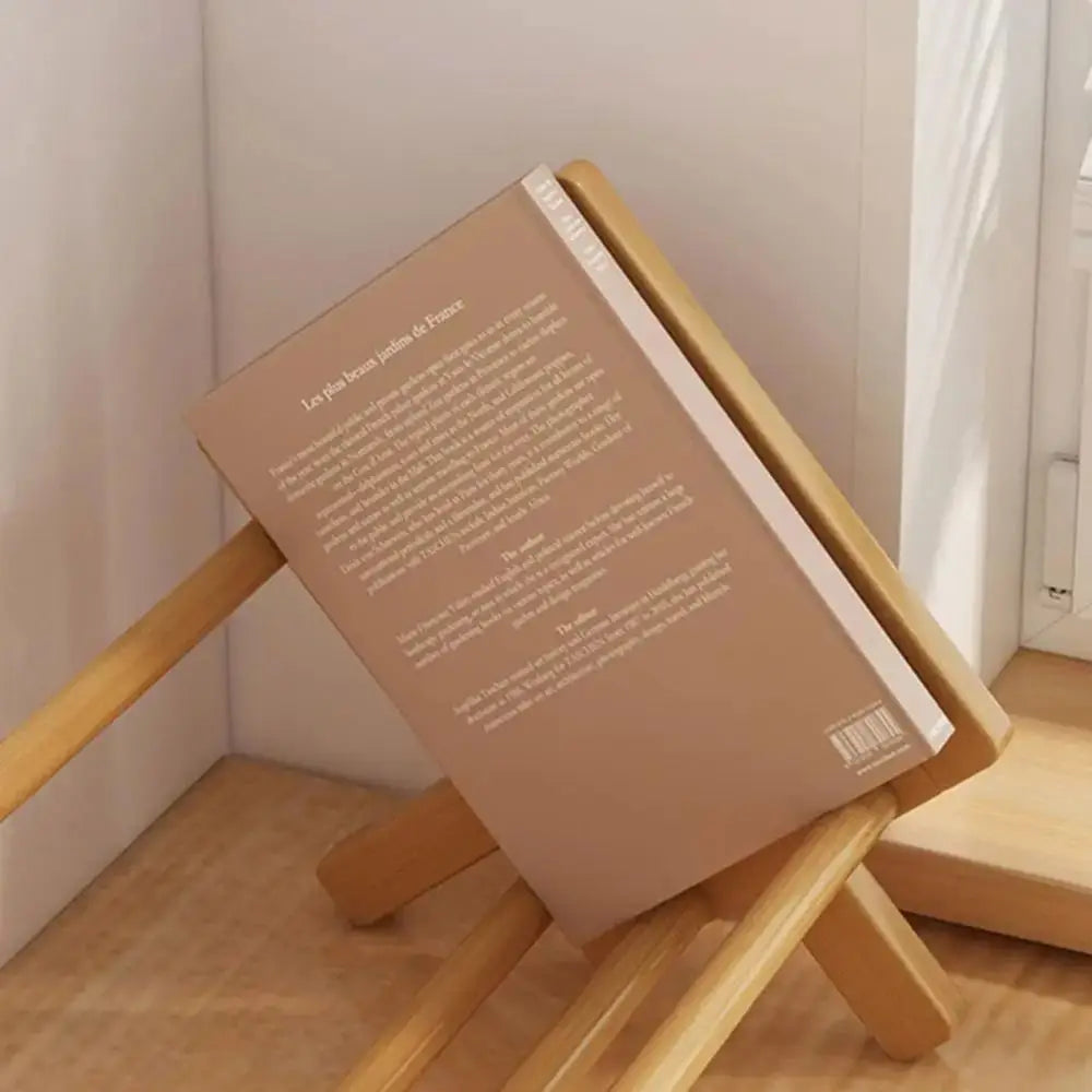 Bamboo Desktop Book & Magazine Display Shelf | Quick Assembly