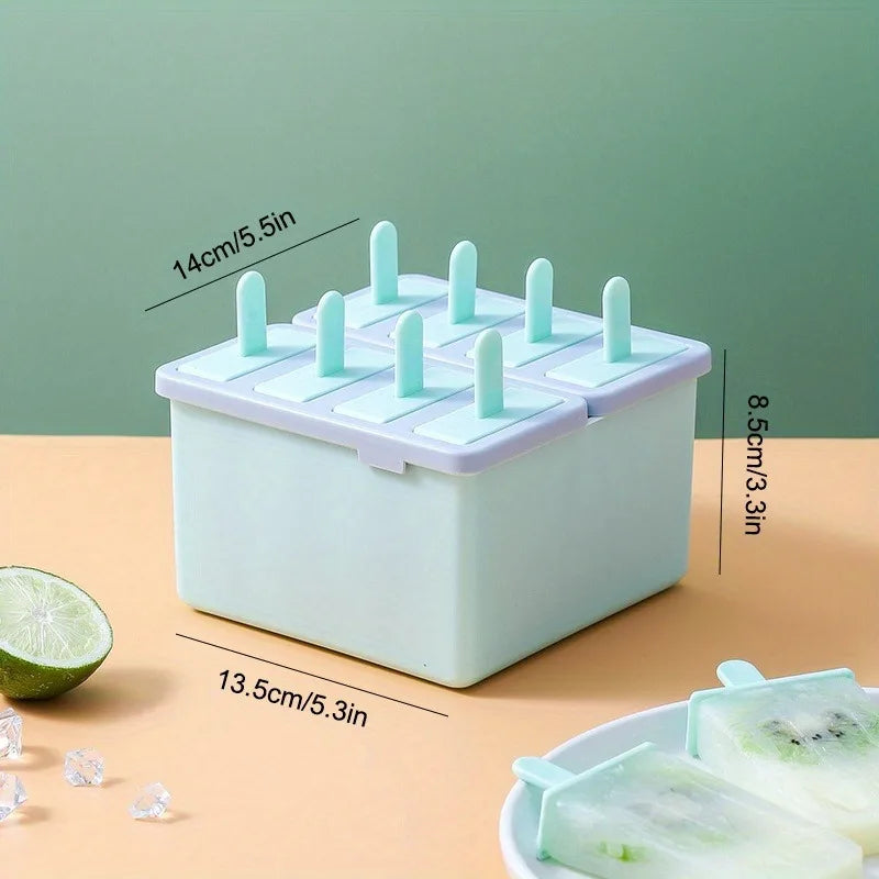8-Grid DIY Popsicle Mold | Ice Cream & Ice Lolly Maker