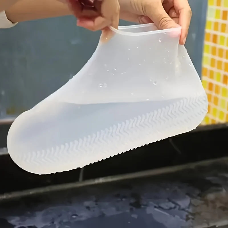 Waterproof Silicone Shoe Covers Reusable Rubber Rain Boots Non-slip