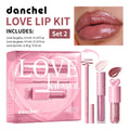 Heart-Shaped Lip Kit – Gloss, Glaze & Liner | High Shine