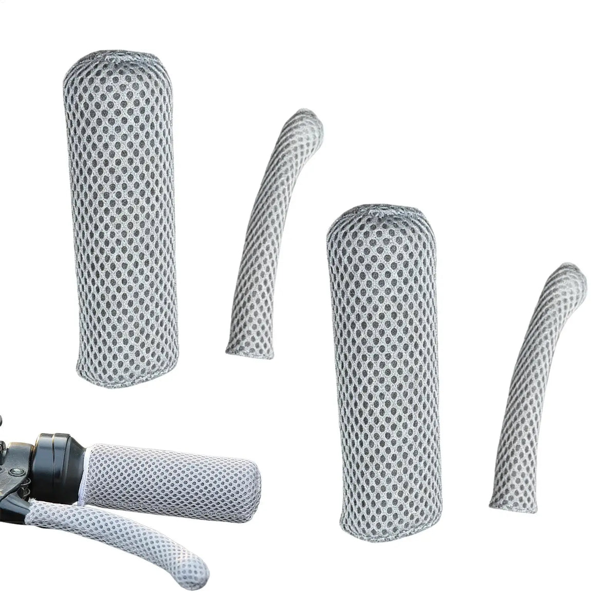 Ice Silk Motorcycle Handle Grip Cover – Non-Slip Breathable Sleeve