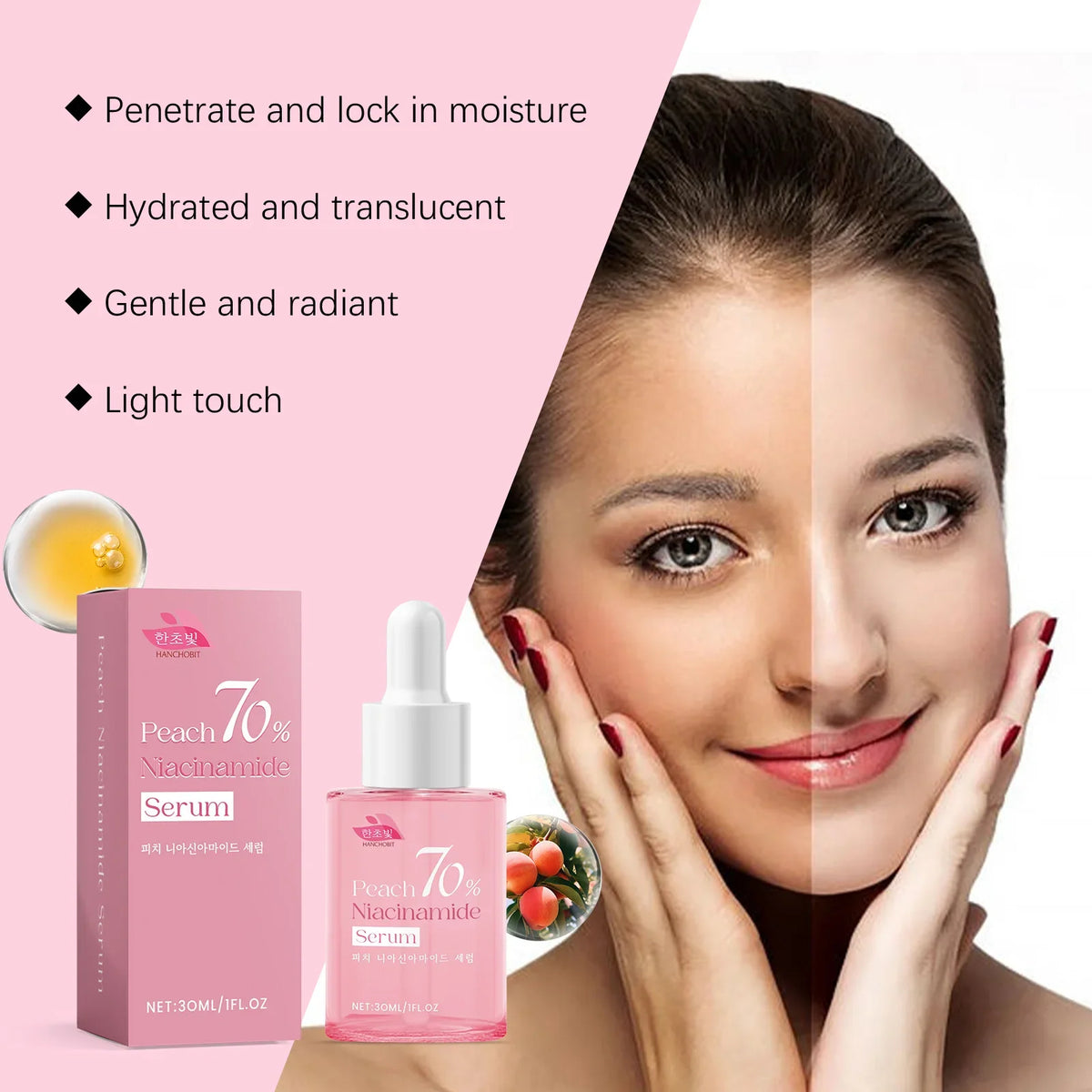 Niacinamide Brightening Essence – Hydrating & Dullness-Correcting