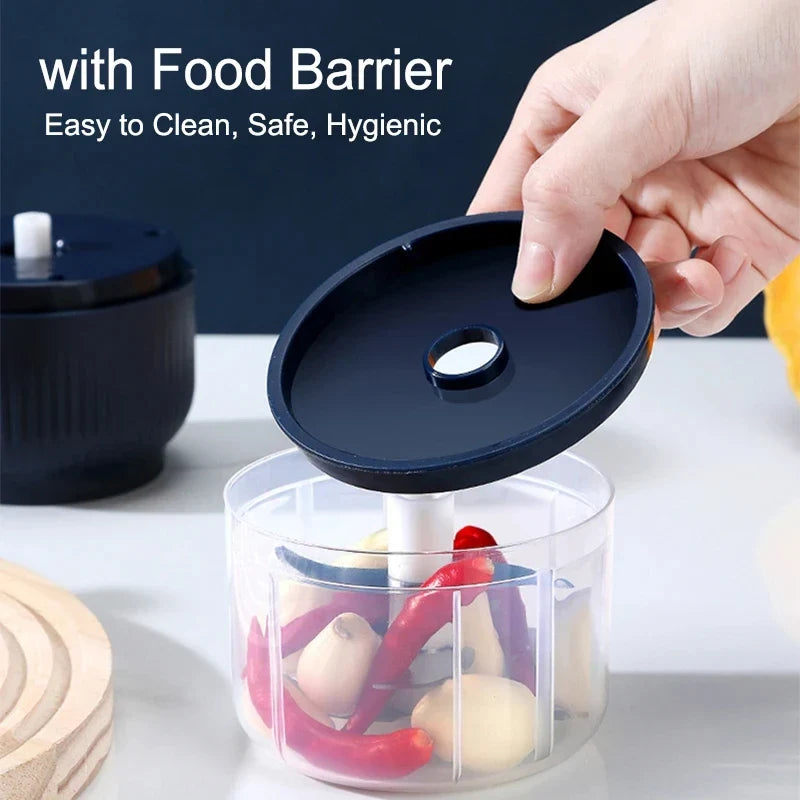 HOMEFISH 250ml Mini Electric Garlic & Vegetable Chopper