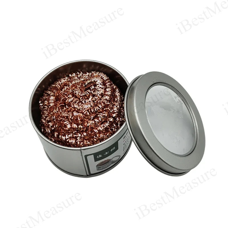 Soldering Iron Tip Cleaner Welding Cleaning Copper Wire Ball Sponge