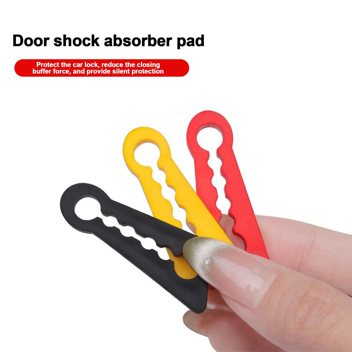 Car Door Shock Absorber Silicone Bumper Cushion Lock Pad Automotive