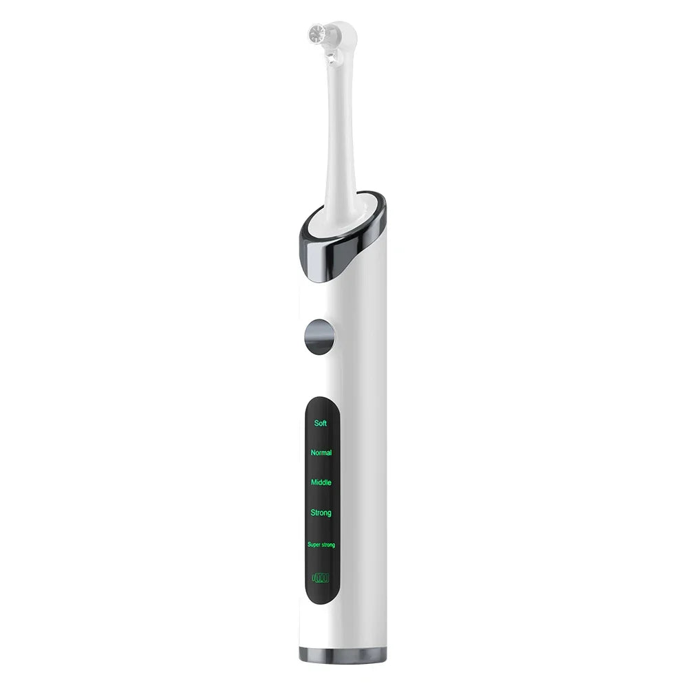 Electric Tooth Polisher Whitening Kit – 5 Modes & 6 Brush Heads
