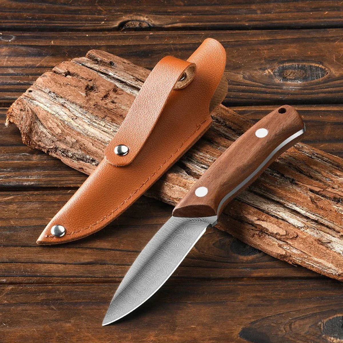 SHENJIU Wooden Handle Multi-Purpose Knife – Steak & Paring