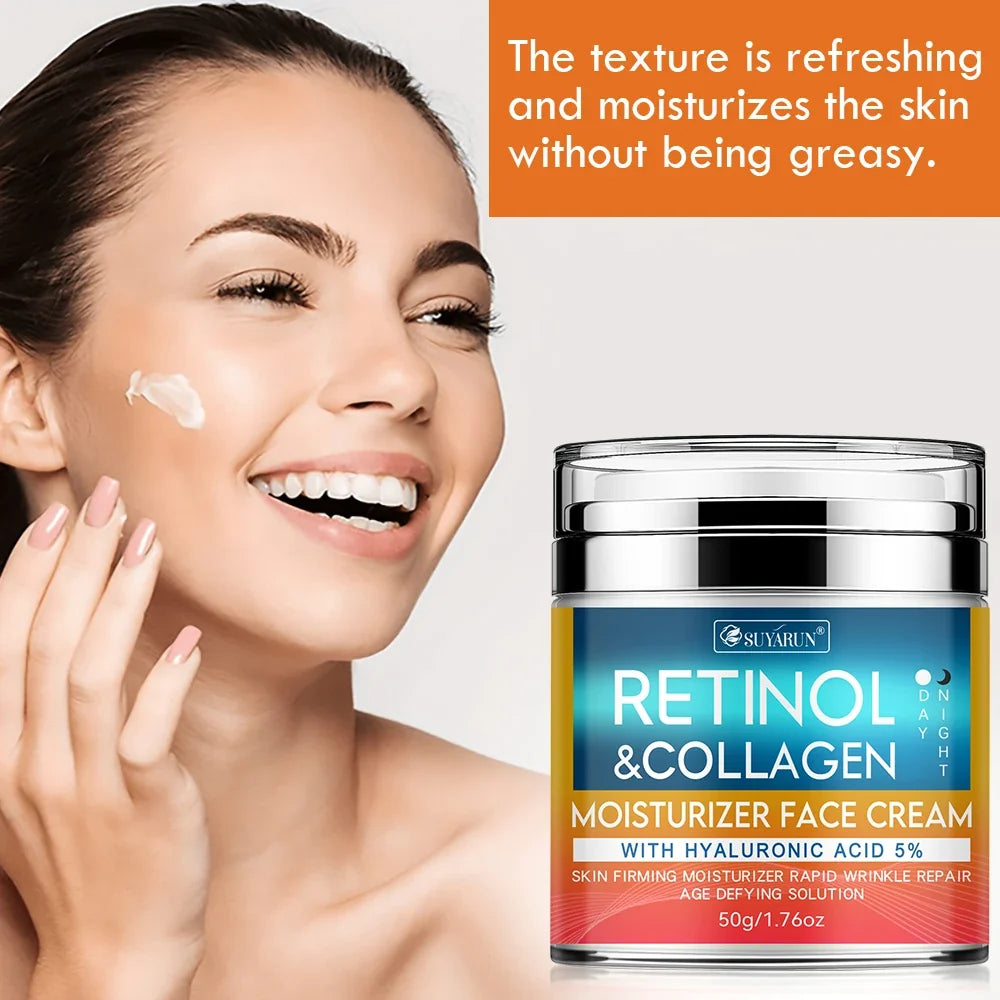 SUYARUN Retinol & Collagen Face Cream – Firming Moisturizer