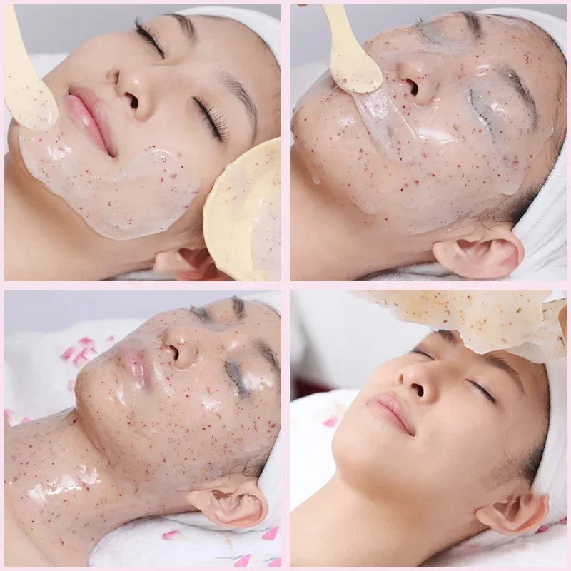 Rose Collagen Hydro Jelly Mask Powder – DIY Peel-Off Face Mask