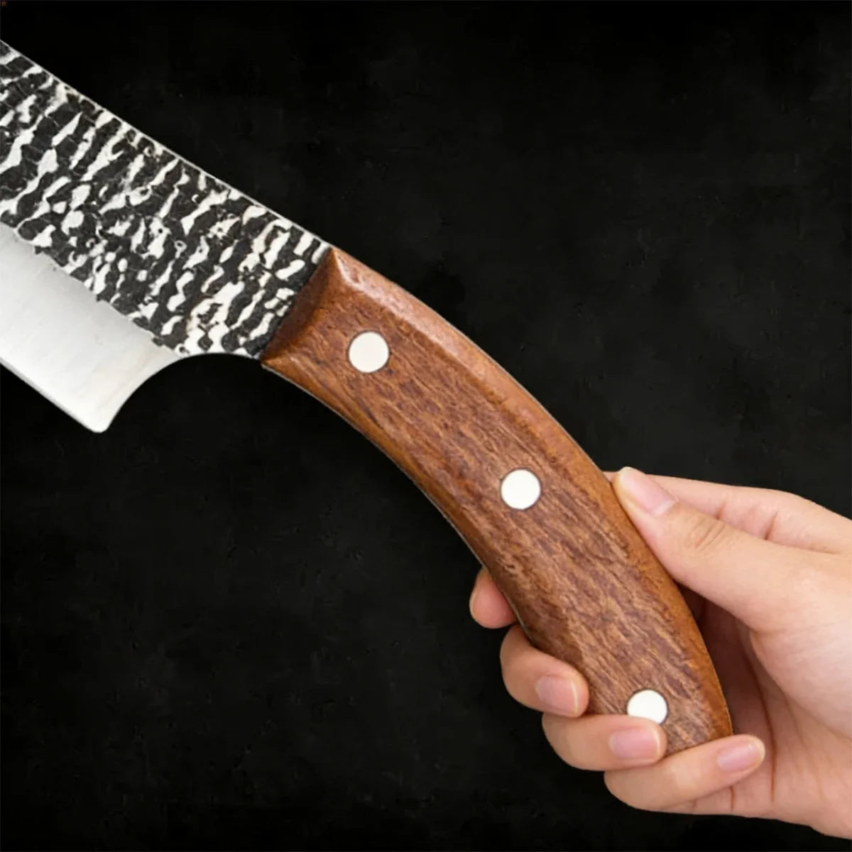 SHENJIU Forged Stainless Steel Boning Knife – 14.5" Butcher