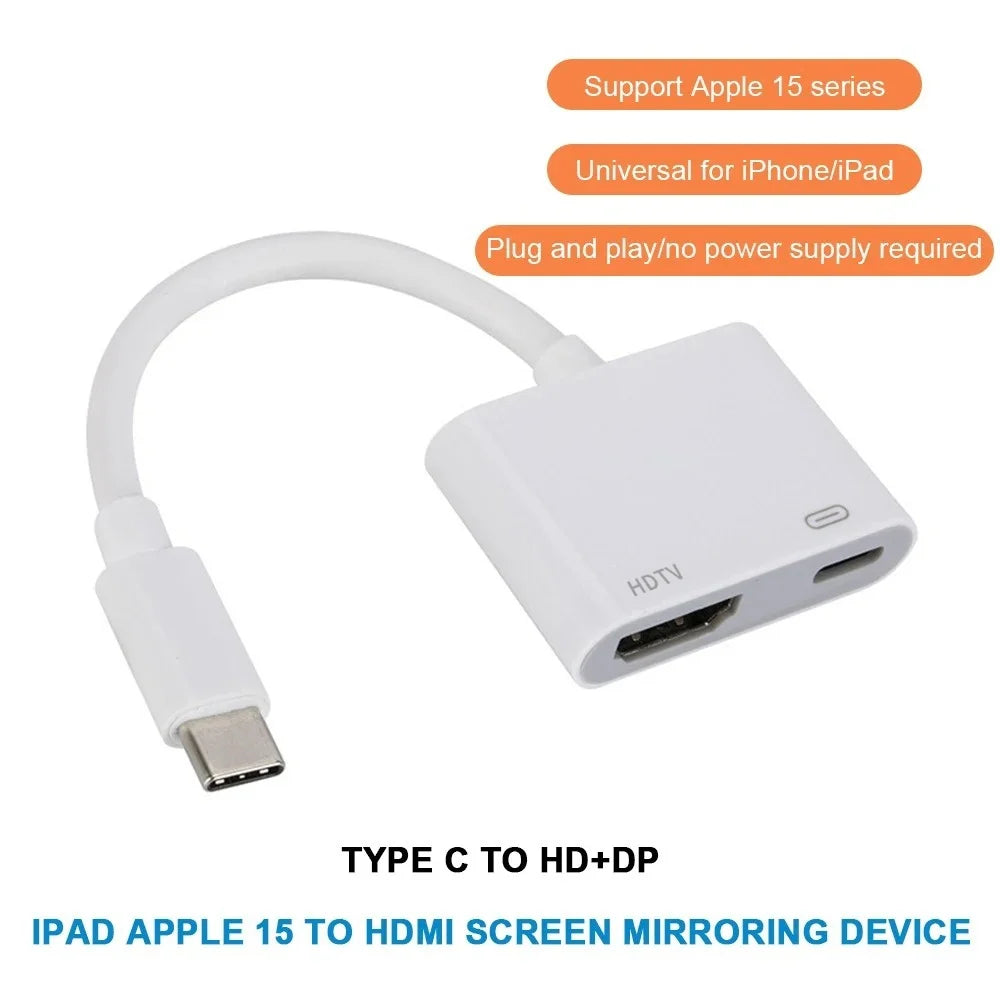 USB-C to HDMI 4K 60Hz Adapter – iPhone, MacBook, Samsung