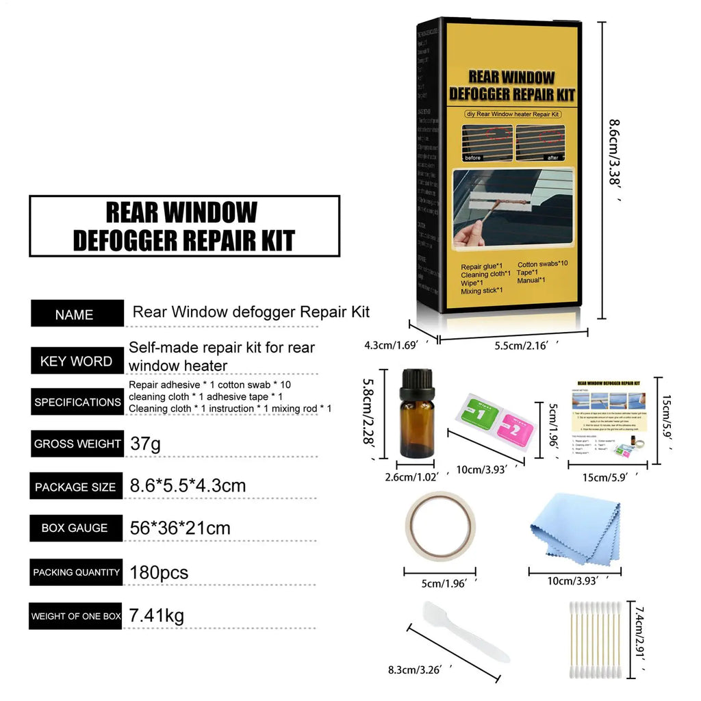 Rear Defroster Repair Kit – DIY Defogger Grid Line Fix