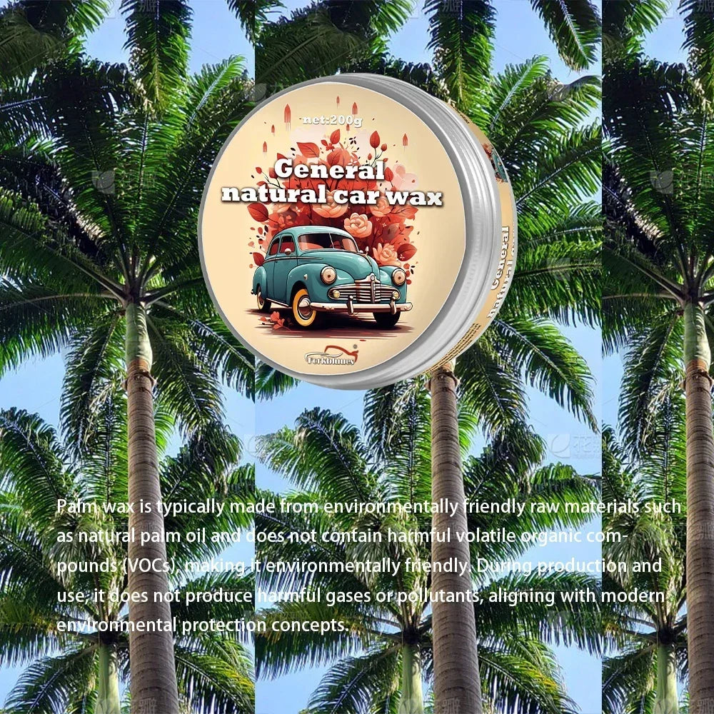 Carnauba Paste Car Wax Auto Paint Care Brazilian Polishing Gloss