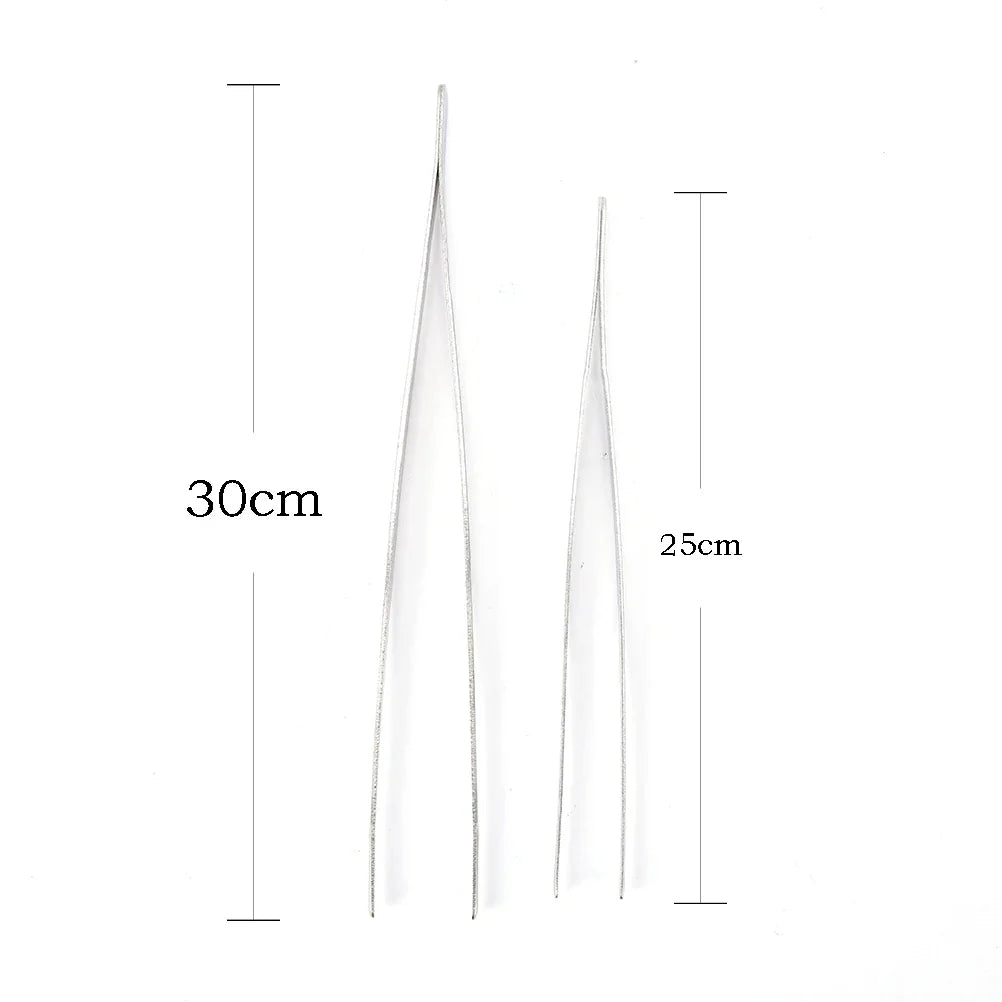 Stainless Steel Long Food Tongs & Straight Tweezers | Kitchen