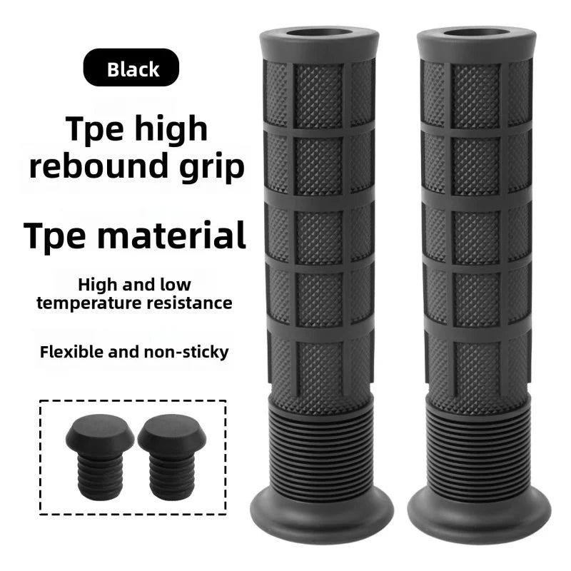 TPE Camo Bike Handlebar Grips – Anti-Slip & Shock-Absorbing