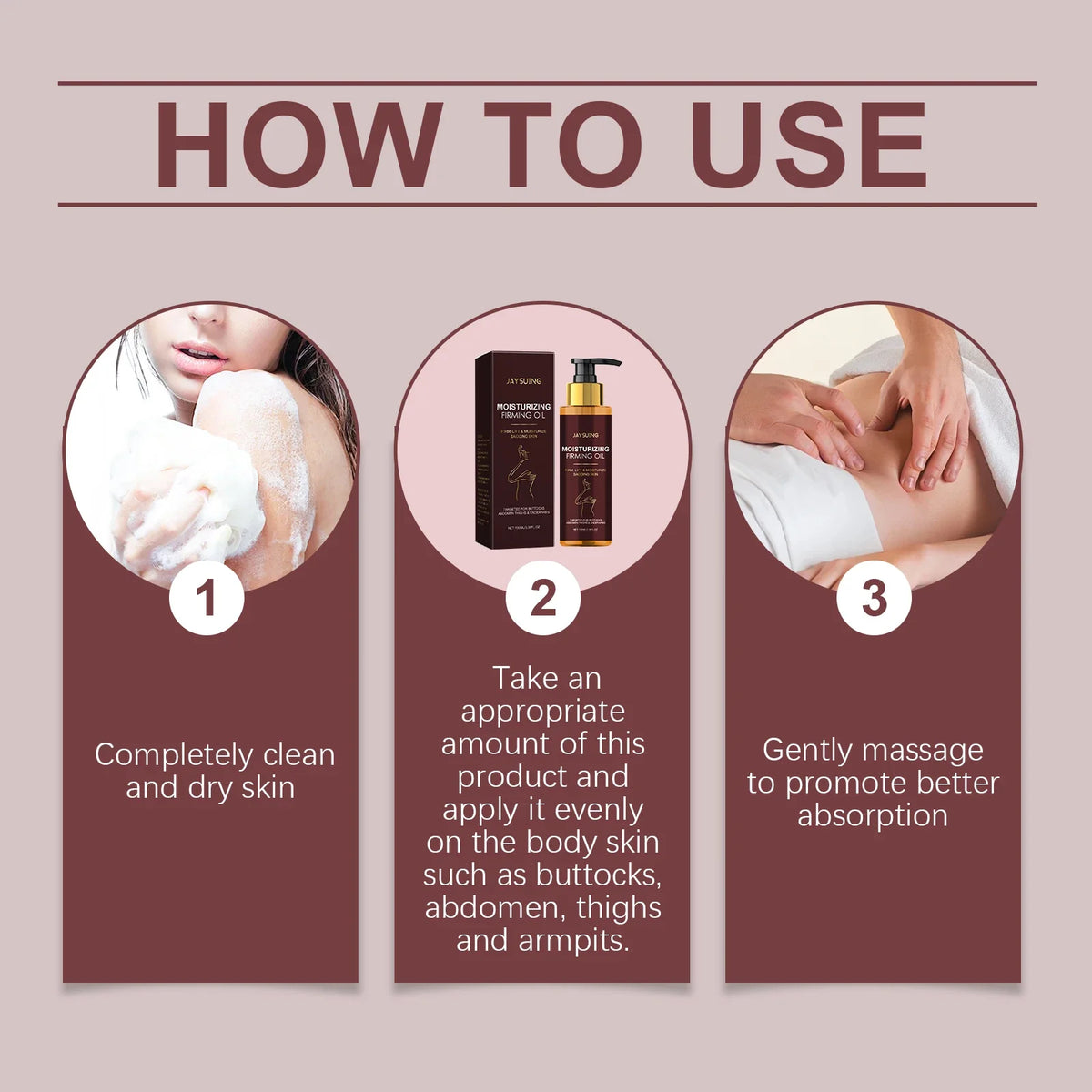 Jaysuing Firming Body Oil – Moisturizing & Skin Elasticity 100ml