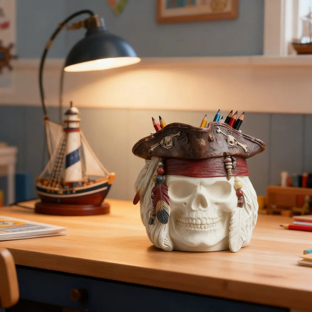 Pirate Skull Silicone Mold – DIY Candle Resin & Plaster