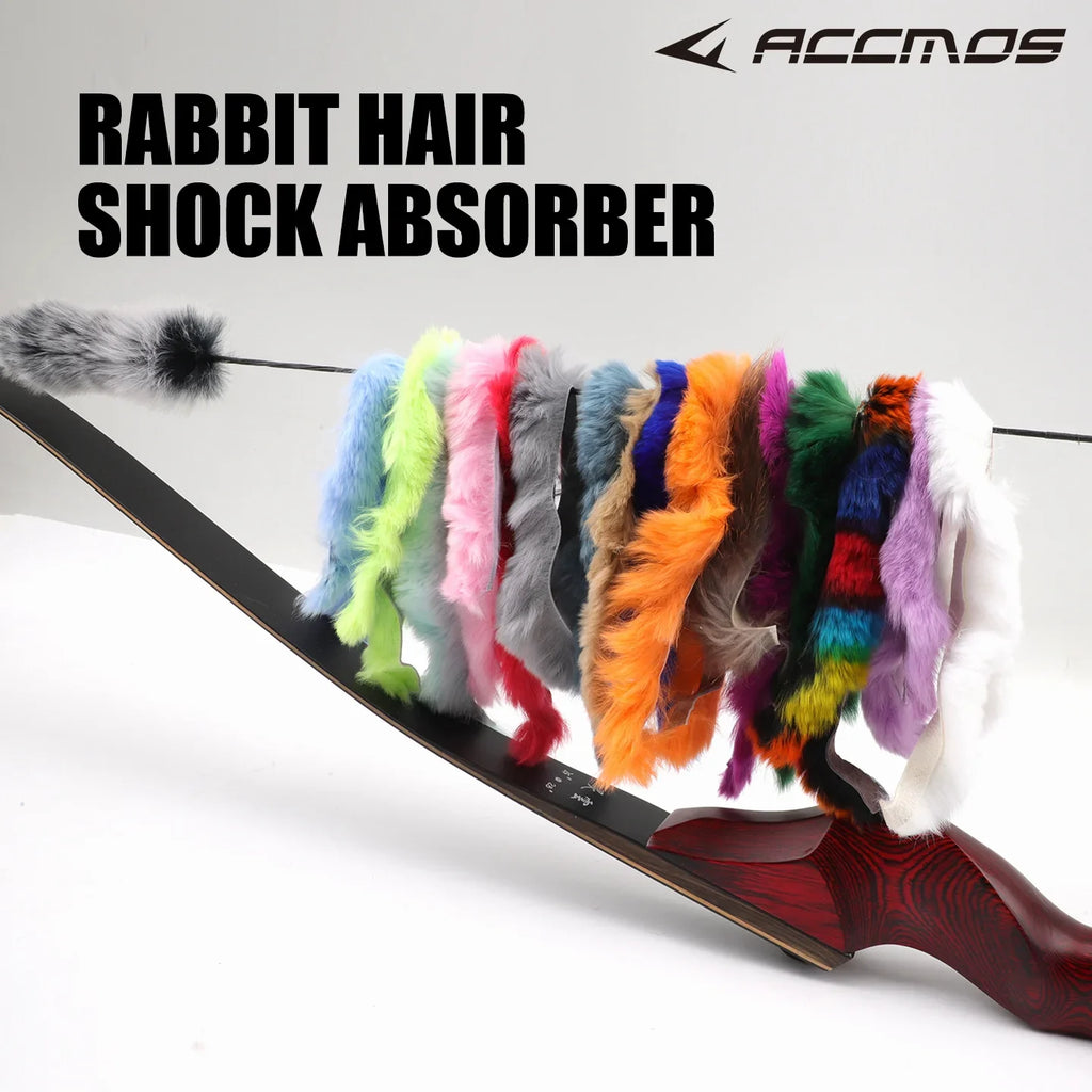 Soft Fur Hair Bow String Stabilizer Damper Archery Hunting Vibration