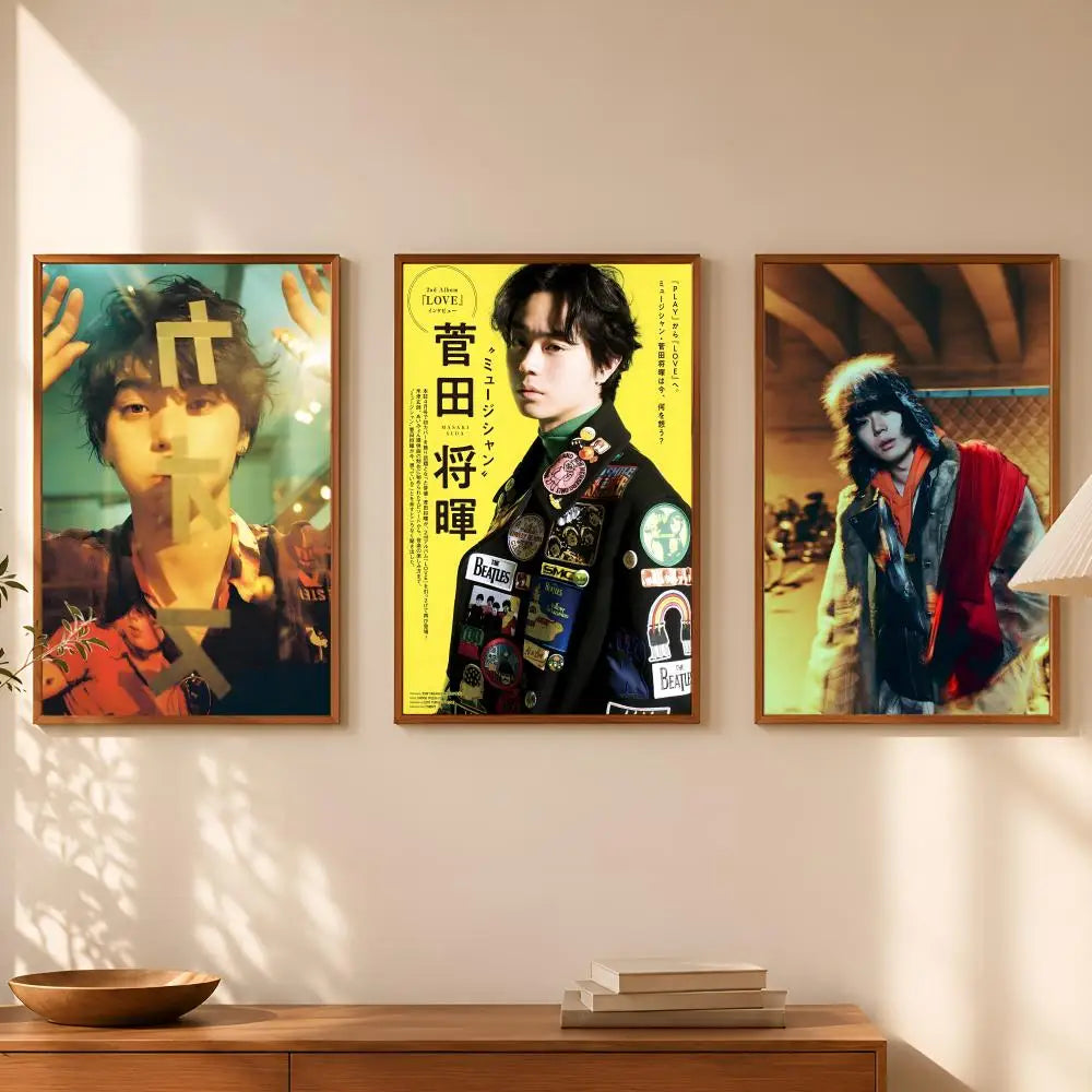 Suda Masaki HD Wall Poster – Self-Stick Waterproof Wall Art