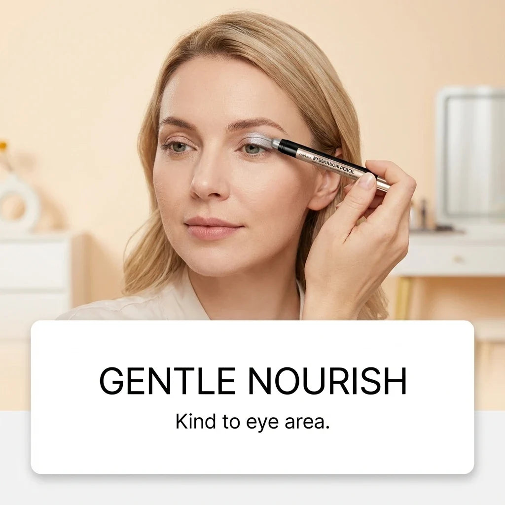 Zephoco Pearl Eyeshadow Stick – Champagne Silver Shimmer