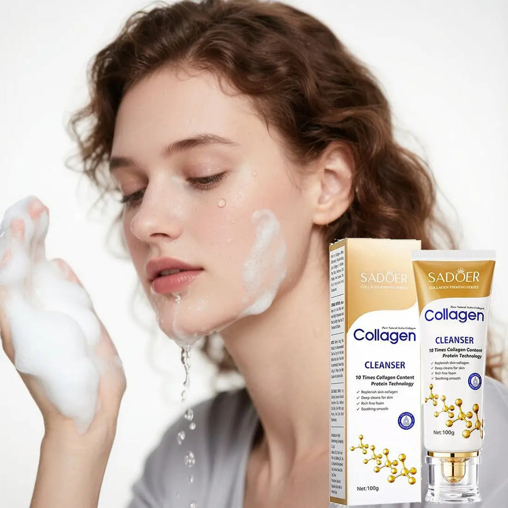 SADOER Collagen Foaming Facial Cleanser – Deep Cleanse 100g