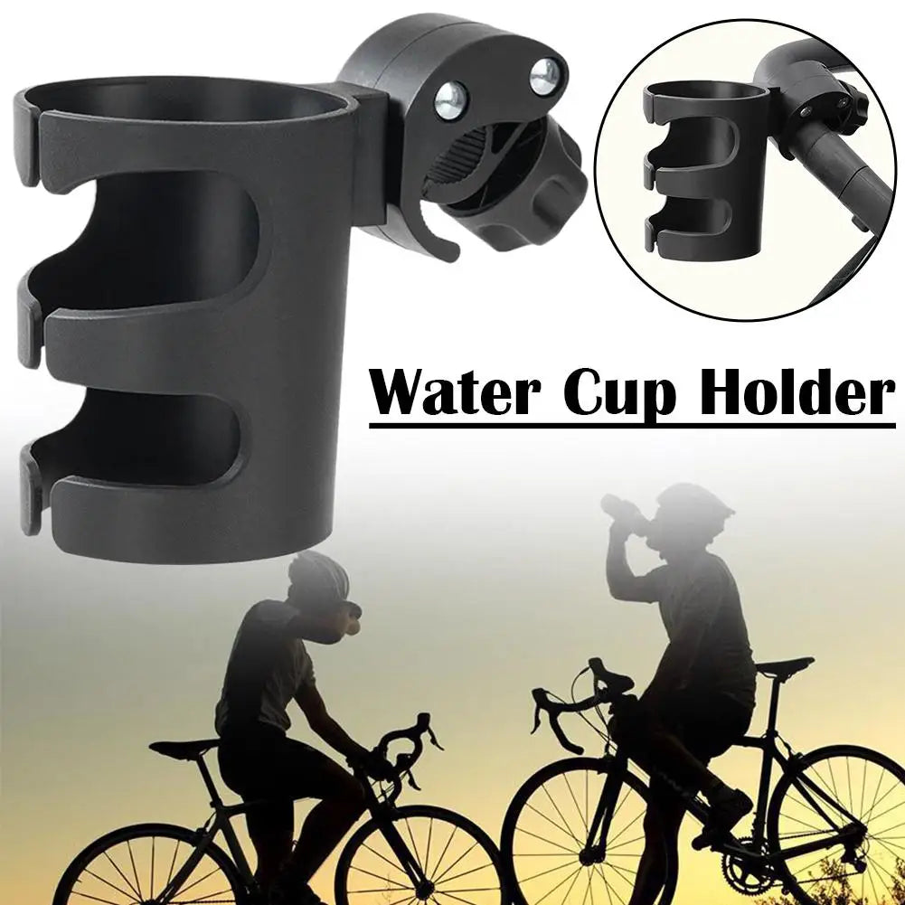 Universal Clamp-On Cup Holder for Stroller, Bike & Wheelchair