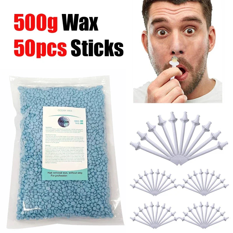 50 200 Portable Nose Wax Men Women Painless Hair Removal Tool