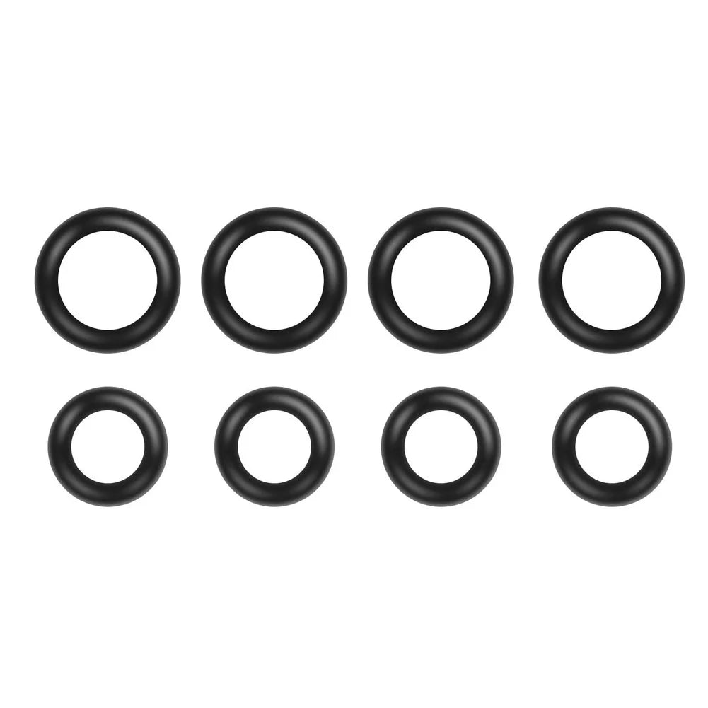 10-Pack Black FKM O-Rings – High-Temp Sealing Gasket Kit