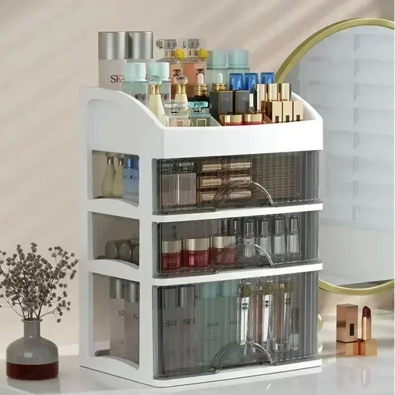 Large Capacity Drawer Makeup Organizer & Lipstick Holder
