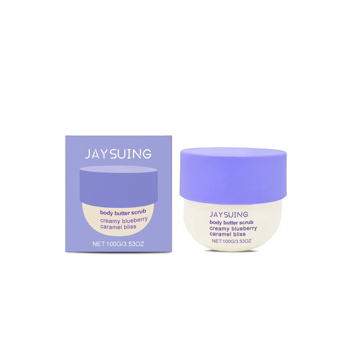 Blueberry Caramel Body Scrub – Exfoliating & Hydrating 100g