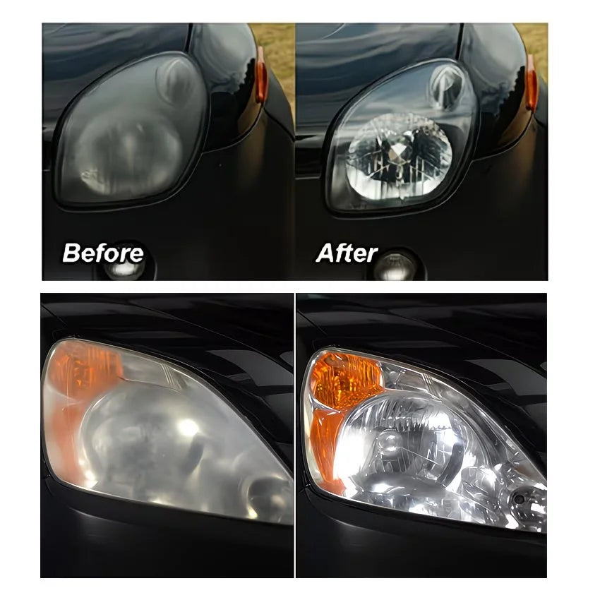 Car Headlight Restoration Kit – Polish & Lens Cleaner 150ml