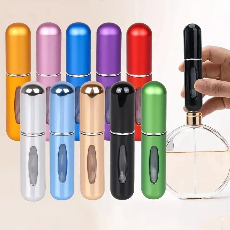Portable Aluminum Refillable Travel Perfume Spray Bottle