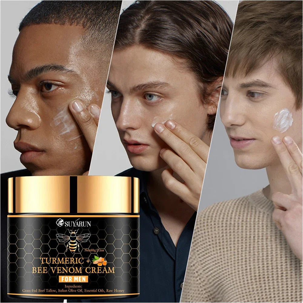 SUYARUN Bee Venom Anti-Aging Face Cream for Men | Moisturizing