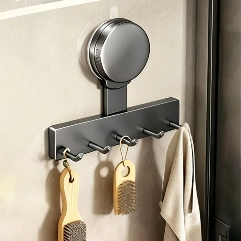 No-Drill Suction Cup Hooks Set of 5 | Kitchen, Bath & Dorm