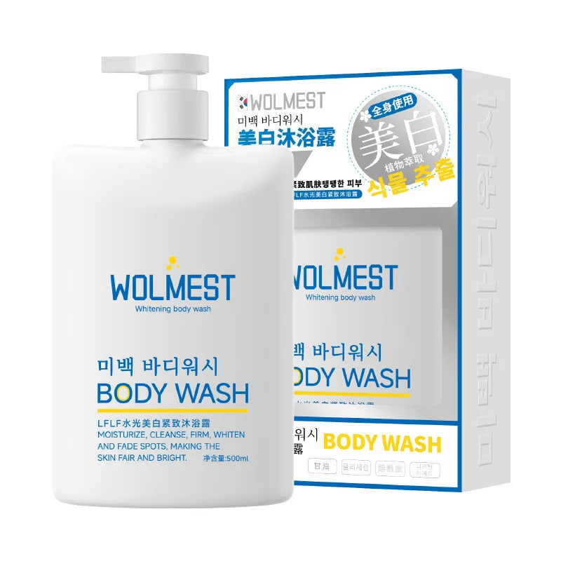 Korean Whitening Body Wash Glow Recharge Illuminates Exfoliates Skin