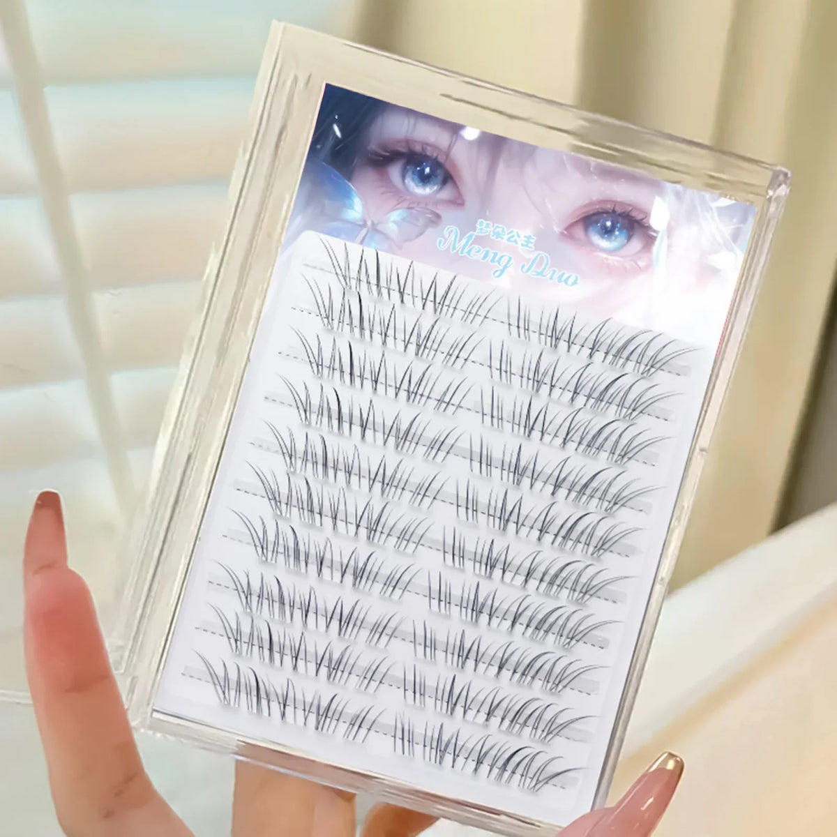 Natural Cluster False Eyelashes | 9–11mm Black C Curl Lash Set