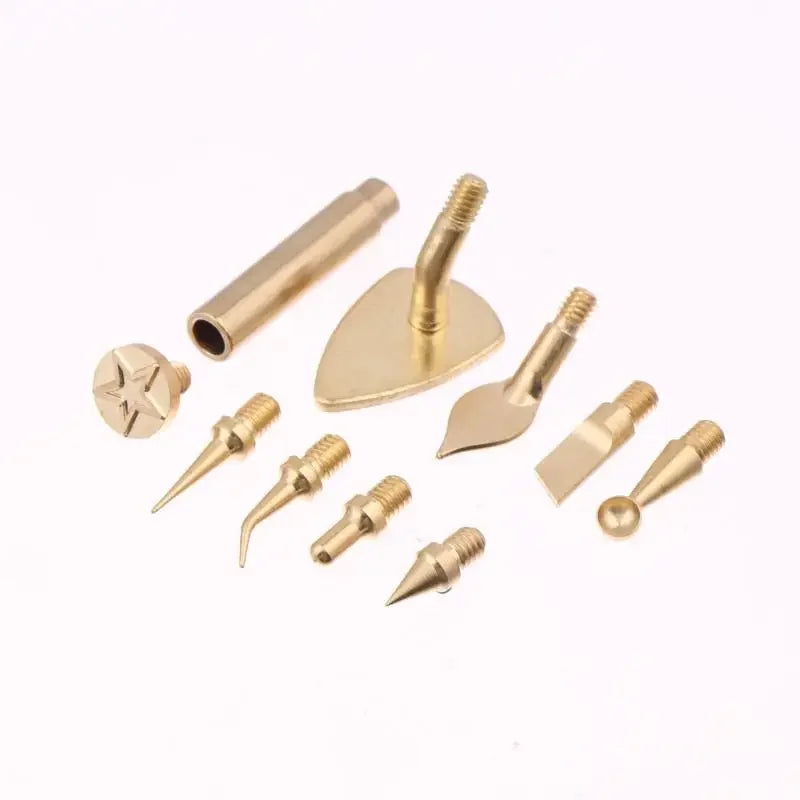 7 9 Heat Insert Nut Iron Tip M2 M3 M4 M5 M6 M8 Brass Thread Embedded